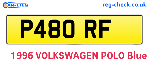 P48ORF are the vehicle registration plates.