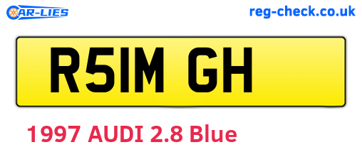 R51MGH are the vehicle registration plates.