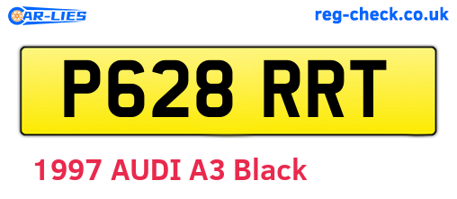 P628RRT are the vehicle registration plates.