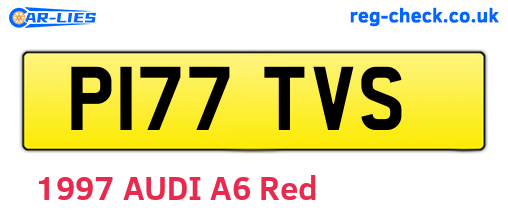 P177TVS are the vehicle registration plates.