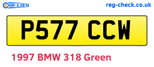 P577CCW are the vehicle registration plates.
