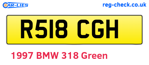 R518CGH are the vehicle registration plates.