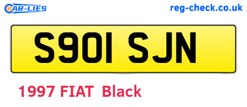 S901SJN are the vehicle registration plates.