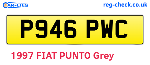 P946PWC are the vehicle registration plates.