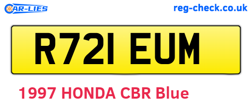 R721EUM are the vehicle registration plates.