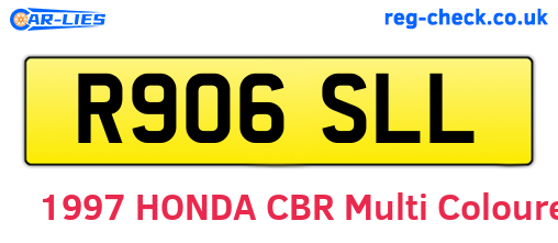 R906SLL are the vehicle registration plates.