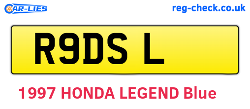 R9DSL are the vehicle registration plates.