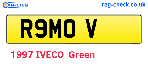 R9MOV are the vehicle registration plates.