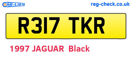 R317TKR are the vehicle registration plates.