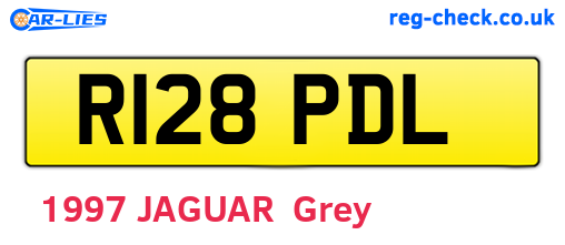 R128PDL are the vehicle registration plates.