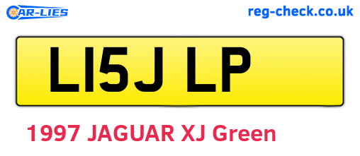 L15JLP are the vehicle registration plates.