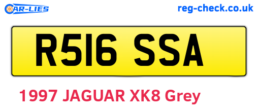 R516SSA are the vehicle registration plates.