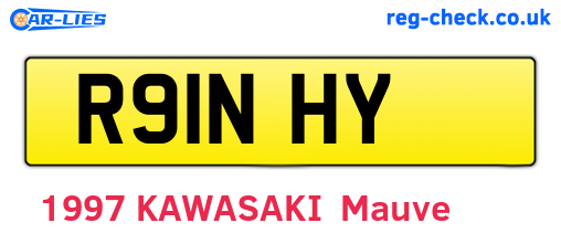 R91NHY are the vehicle registration plates.