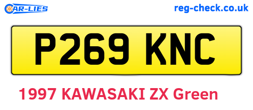 P269KNC are the vehicle registration plates.