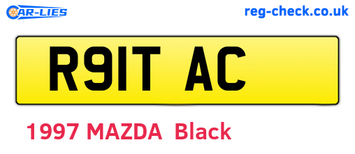 R91TAC are the vehicle registration plates.
