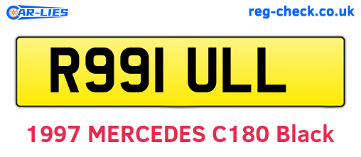 R991ULL are the vehicle registration plates.