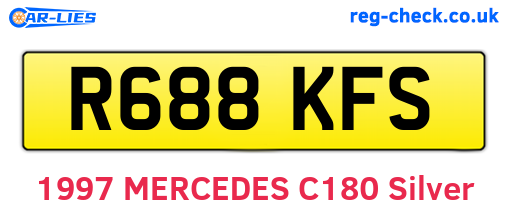 R688KFS are the vehicle registration plates.