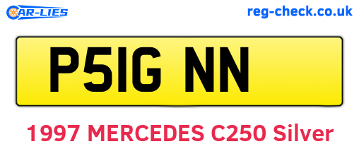 P51GNN are the vehicle registration plates.