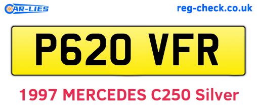P620VFR are the vehicle registration plates.