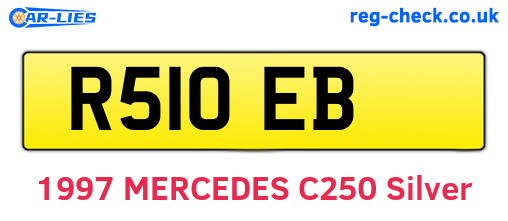 R51OEB are the vehicle registration plates.