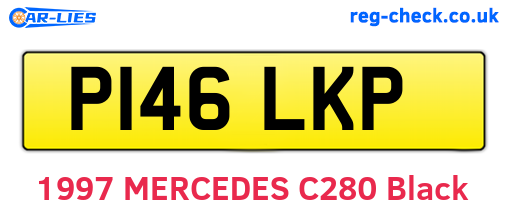 P146LKP are the vehicle registration plates.