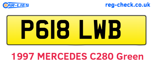 P618LWB are the vehicle registration plates.