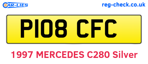 P108CFC are the vehicle registration plates.