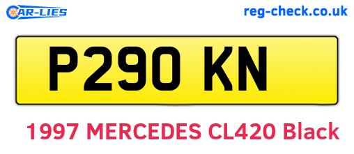 P29OKN are the vehicle registration plates.
