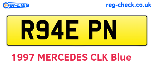 R94EPN are the vehicle registration plates.