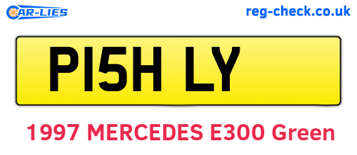 P15HLY are the vehicle registration plates.