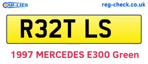 R32TLS are the vehicle registration plates.