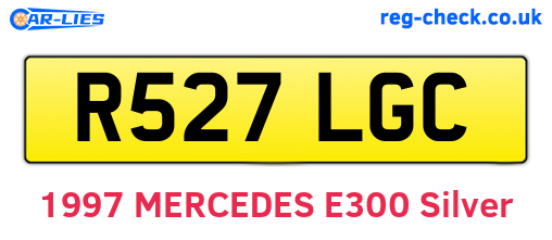 R527LGC are the vehicle registration plates.
