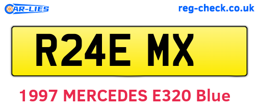 R24EMX are the vehicle registration plates.