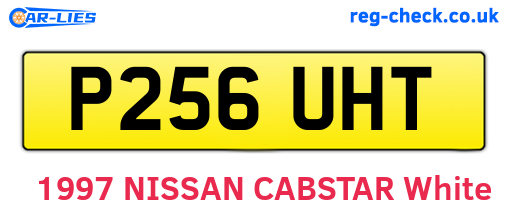 P256UHT are the vehicle registration plates.
