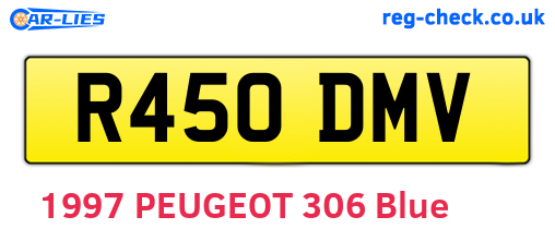 R450DMV are the vehicle registration plates.