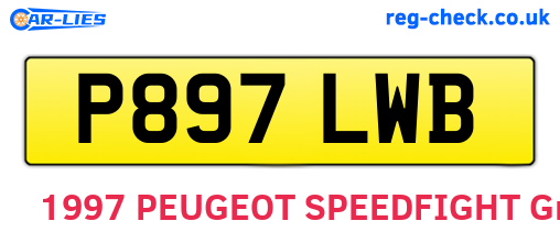 P897LWB are the vehicle registration plates.