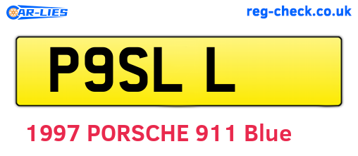 P9SLL are the vehicle registration plates.
