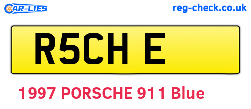 R5CHE are the vehicle registration plates.
