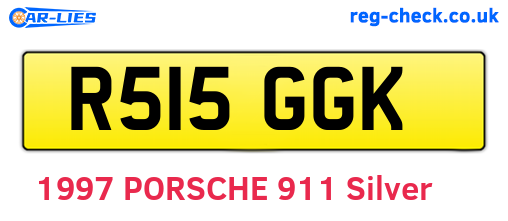 R515GGK are the vehicle registration plates.