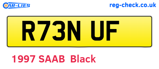 R73NUF are the vehicle registration plates.