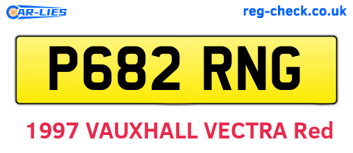 P682RNG are the vehicle registration plates.