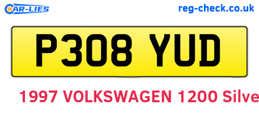 P308YUD are the vehicle registration plates.