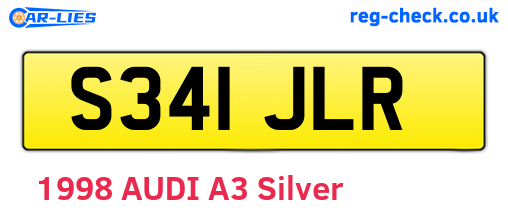 S341JLR are the vehicle registration plates.