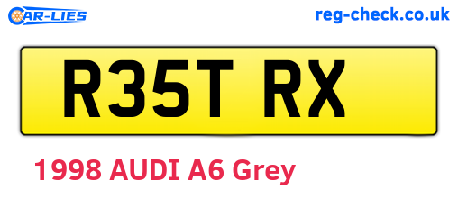 R35TRX are the vehicle registration plates.