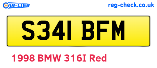 S341BFM are the vehicle registration plates.