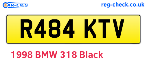 R484KTV are the vehicle registration plates.