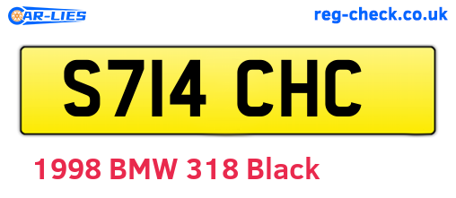 S714CHC are the vehicle registration plates.