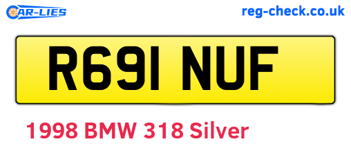 R691NUF are the vehicle registration plates.