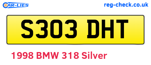 S303DHT are the vehicle registration plates.