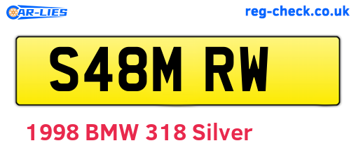 S48MRW are the vehicle registration plates.